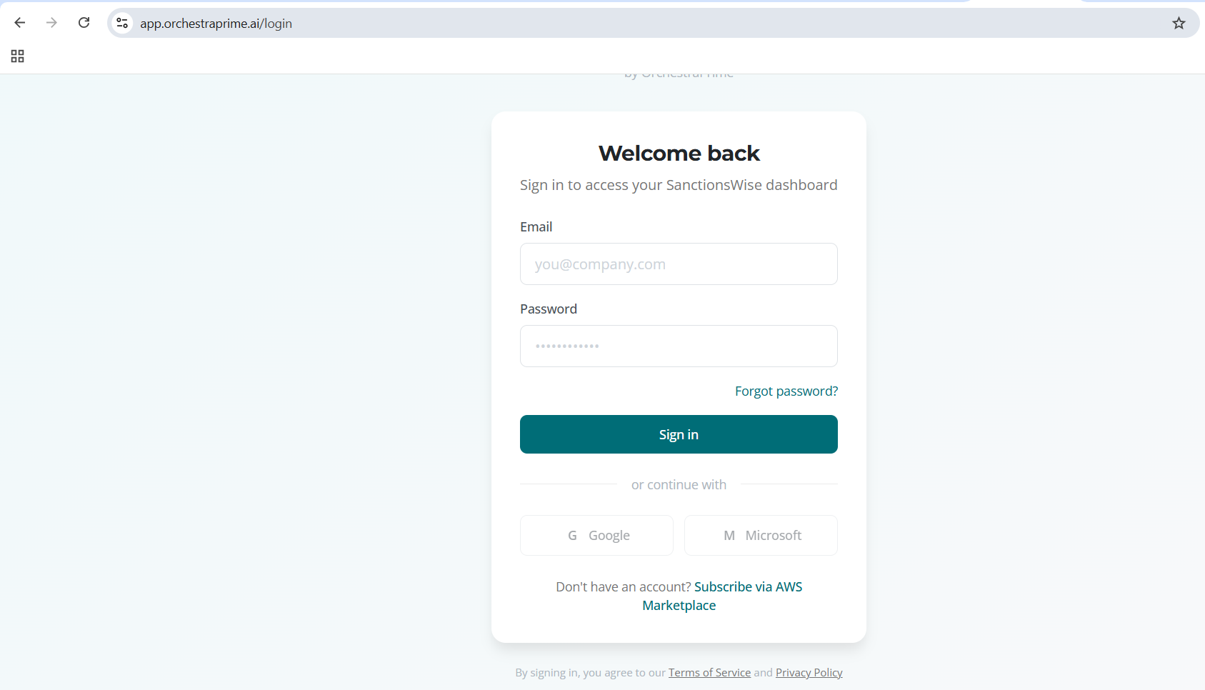 Login Page